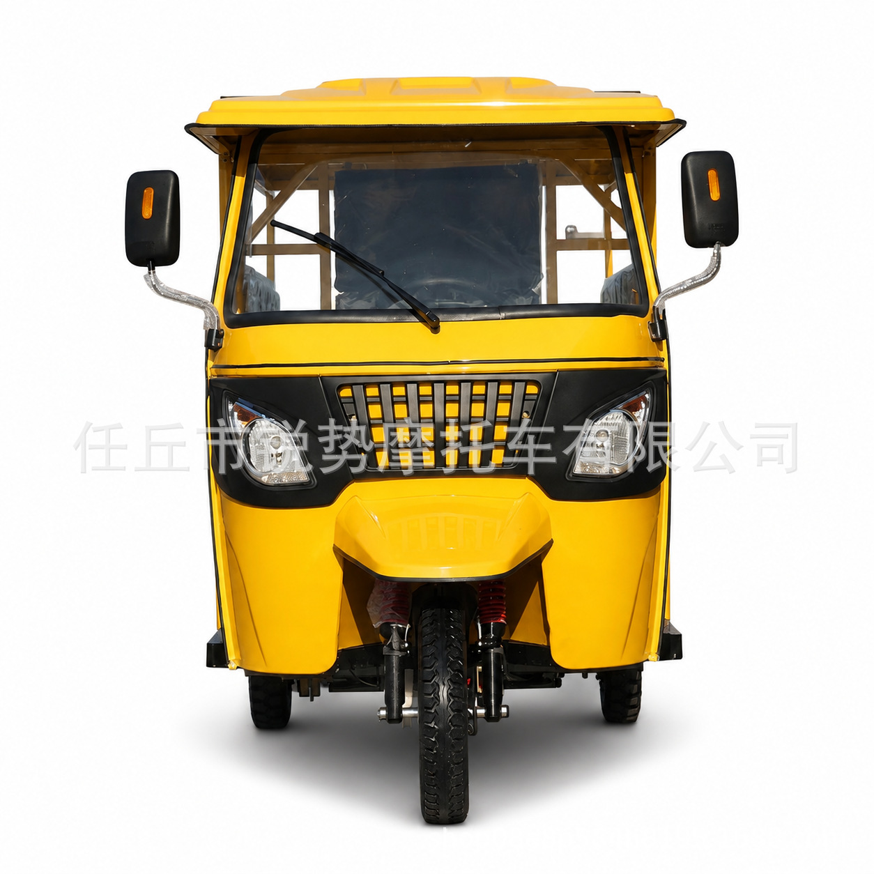 Overseas-operated passenger fuel-powered tricycles, simple passenger TukTuk for scenic areas and city passenger transport