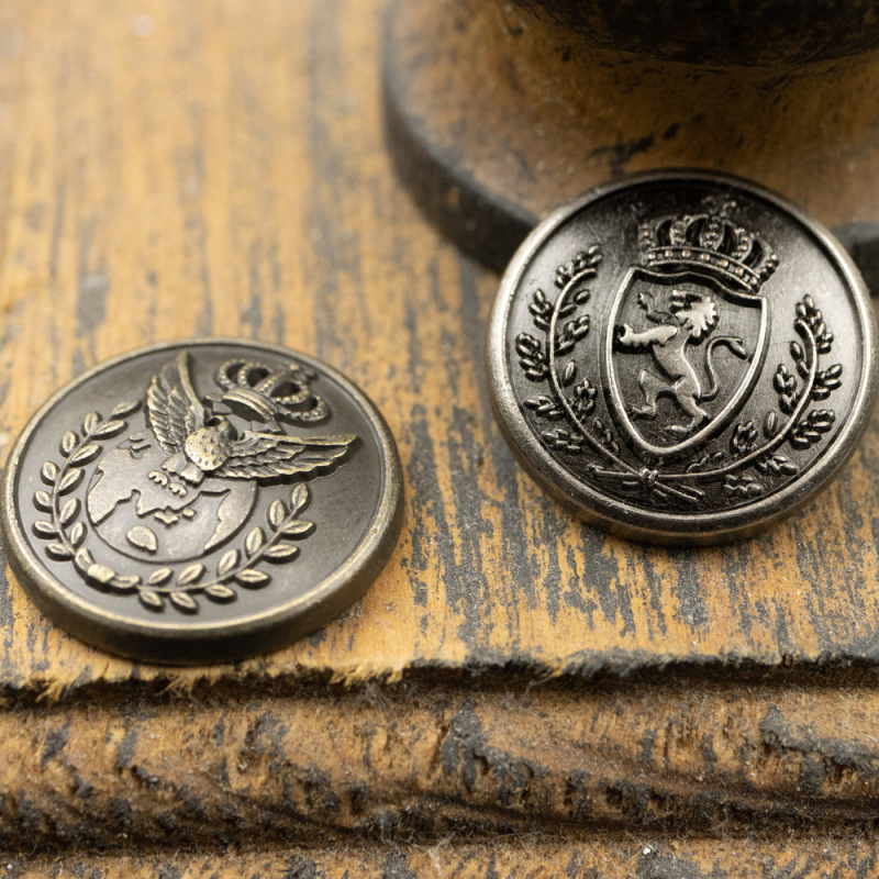 Casual Retro Navy Eagle Lion Element Suit Suit Uniform Jacket Metal Buttons Distressed Buttons Casual Retro Navy Eagle Lion Element Suit Suit Uniform Jacket Metal Buttons Distressed Buttons
