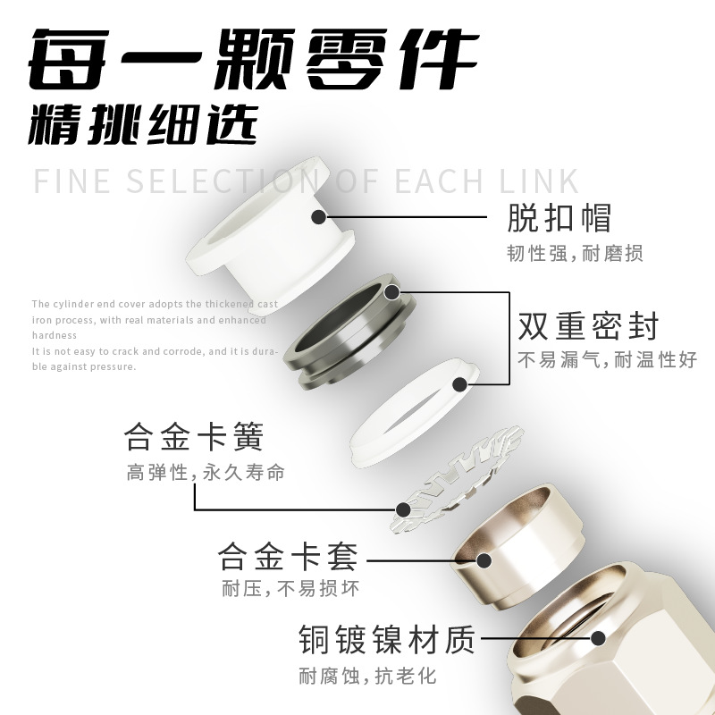 ٽͷ PC8-02/10-01/12-04/M5ֱͨͭͷ