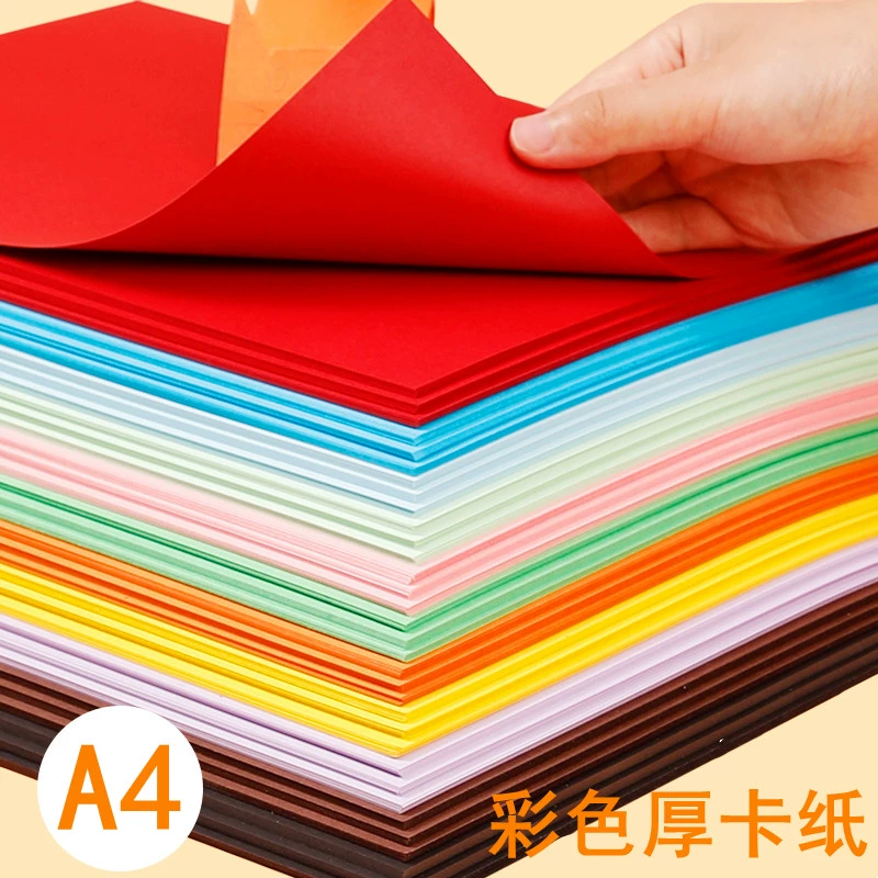 Colour map, postcard for kindergarten for elementary school students, art material, handmade, 230 gram, A4
