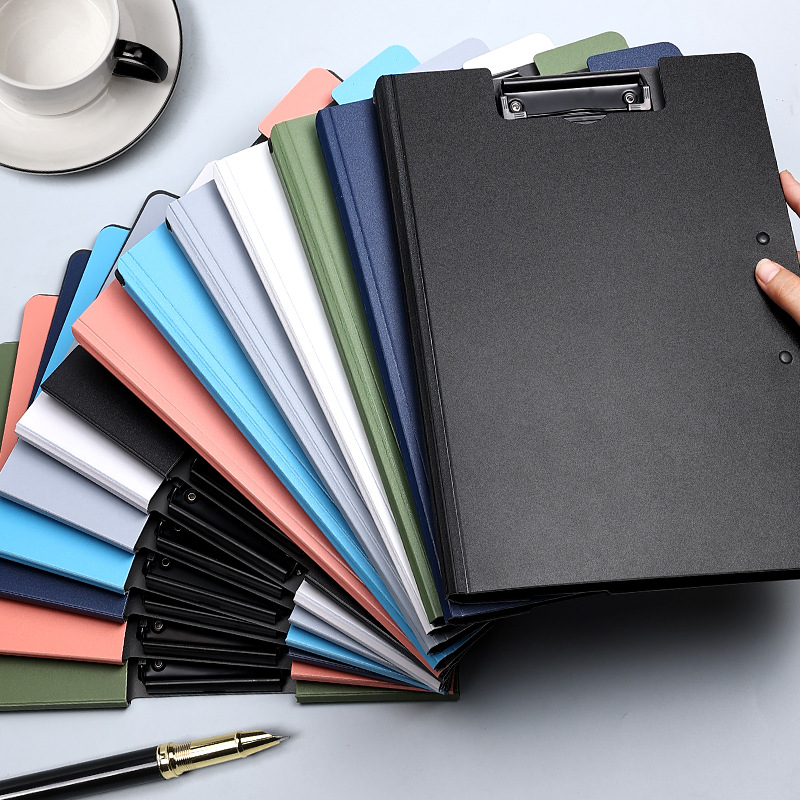 Carpeta organizadora de documentos A4, portapapeles con cubierta rígida, tablero de escritura con clip, clip para papeles de prueba para estudiantes, carpeta de archivos A3