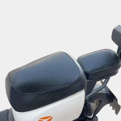 yadi leather cover, Electric car cushion - new-national-standard-black-square-front-seat-cover-rear-seat-cover