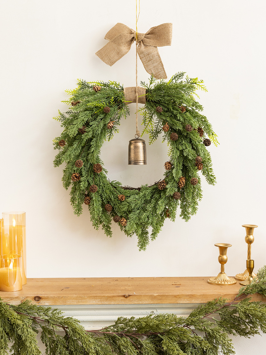 Haiwangxing Christmas decoration encryption pe rattan cypress leaf…