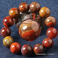 老料异象天然战国红玛瑙手链散珠玛瑙手串清新甜美民族风板芙