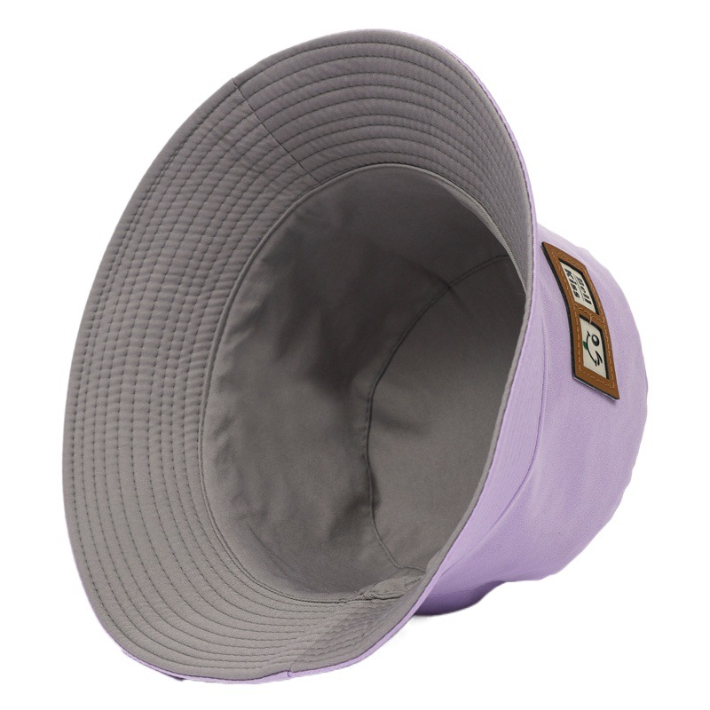 Nuevo amor cara sonriente sombrero de pescador de doble cara sombrero femenino de verano carta de protección solar sombrero de cuenca estudiante masculino todo partido sol