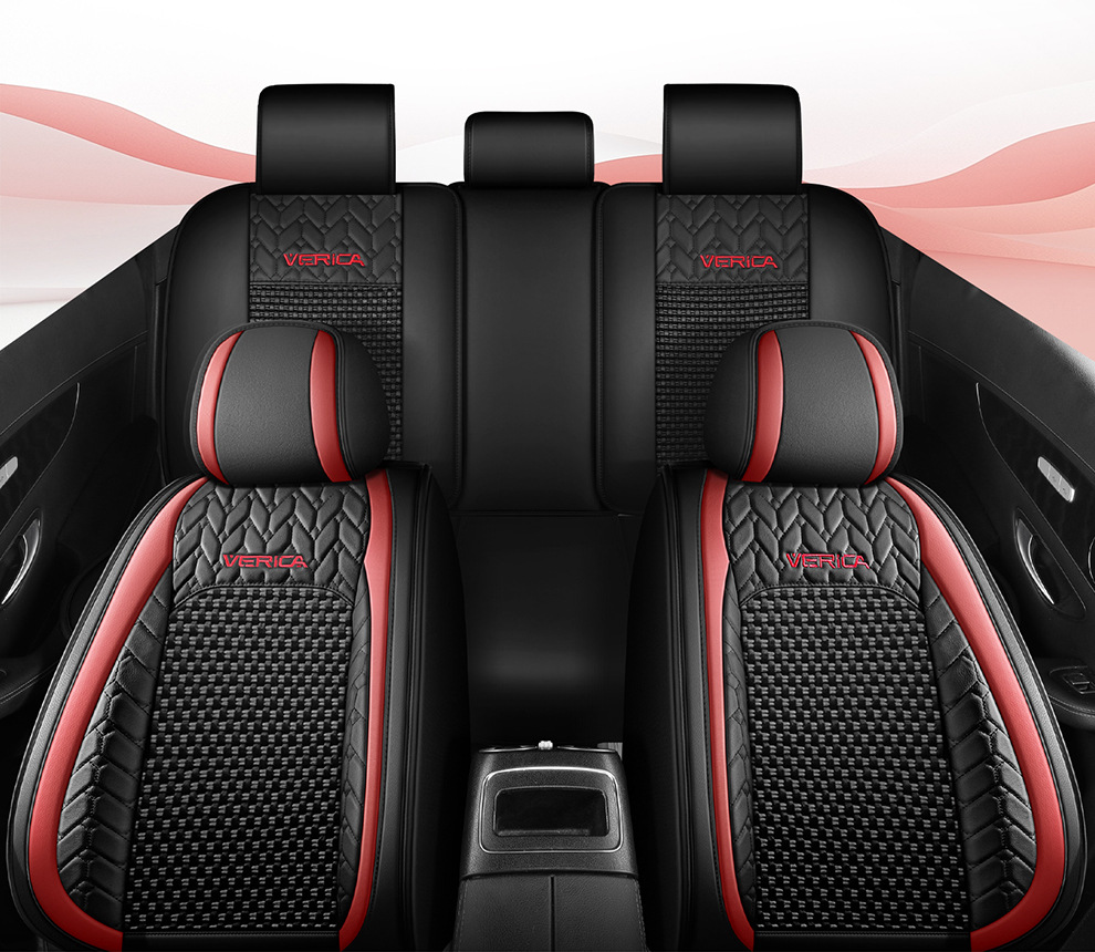 25 Years New Breathable Leather Ice Silk All-Inclusive Four-Season Universal Car Seat Cushion Seat Cover Manufacturer Wholesale Cross-Border