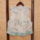 2025 New Chinese Style Round Neck High-End Vest Top Women's Summer Thin Artistic Retro Women's Vest