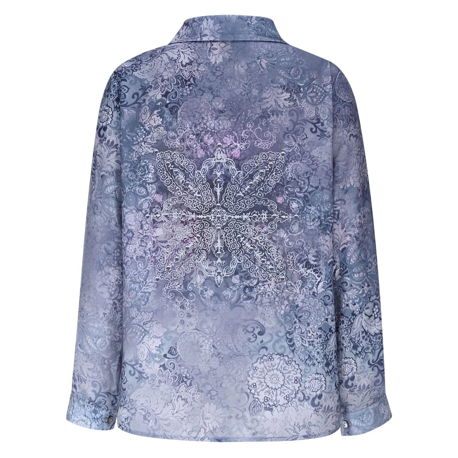 2026 Cross-Border European And American Foreign Trade Women's Clothing Spring/Summer New Vintage Printed Long-Sleeve_ecoleips.com