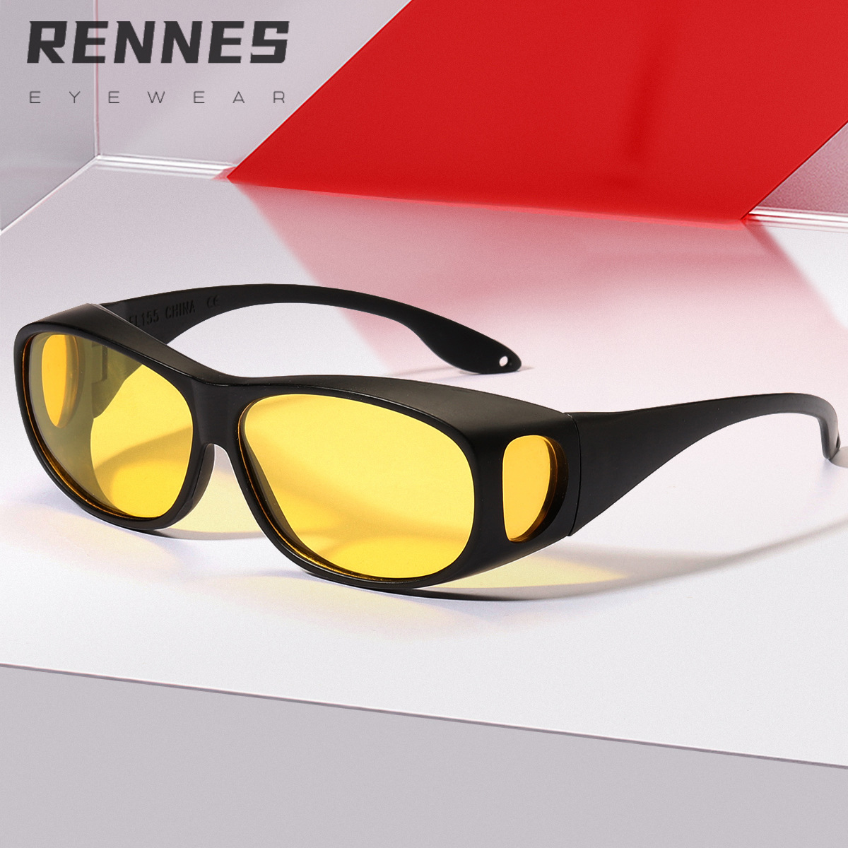 Las nuevas gafas de visión nocturna anti-alta se pueden usar fuera de las gafas 3308 gafas deportivas de moda gafas de conducción nocturna