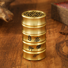 金属工艺品节节高升香炉室内香炉工艺盘香炉仿古香座复古禅意家用