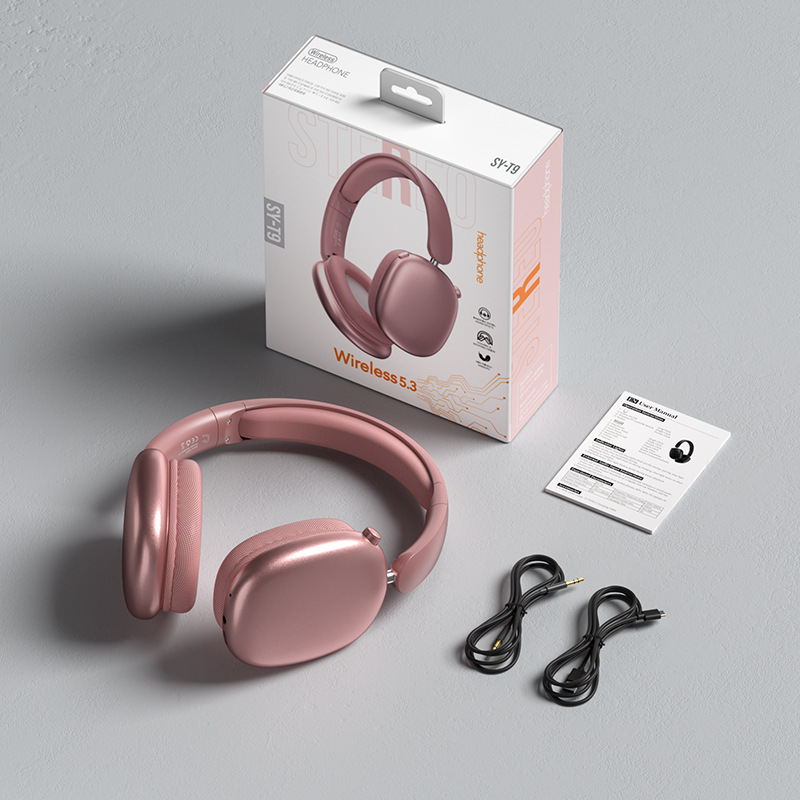 Auriculares Inalámbricos de Diadema para Negocios, Plástico ABS, Con micrófono, para Oficina
