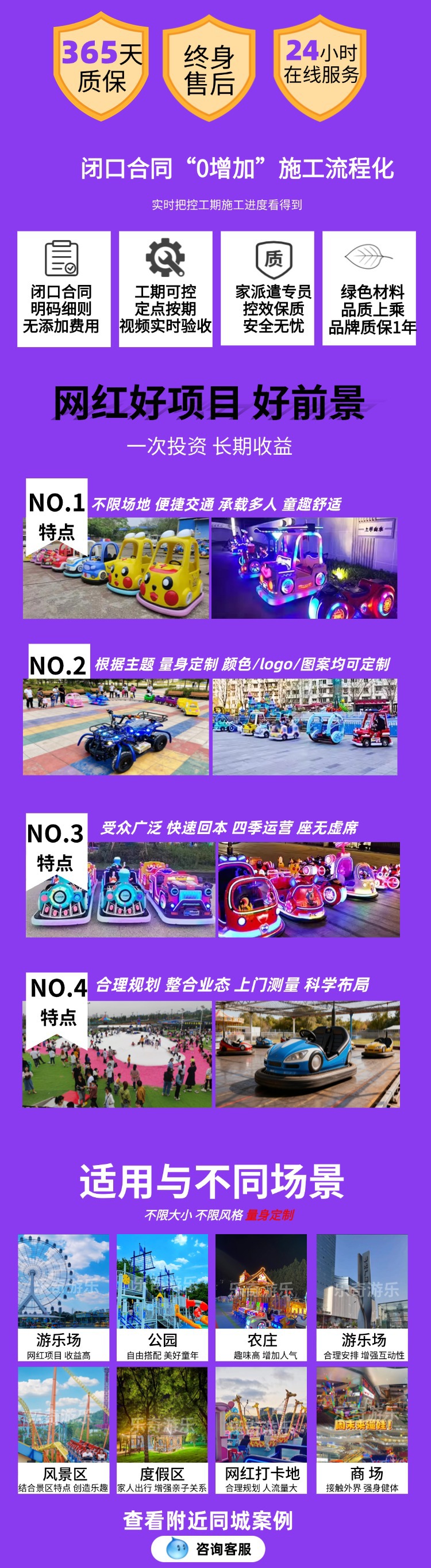 Tourist Train for Outdoor Amusement Park