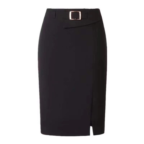 New Summer Half-Skirt Professional Split One-Step Skirt Korean Version High-Waist Bubble Butt Fashionable and High-End This Year