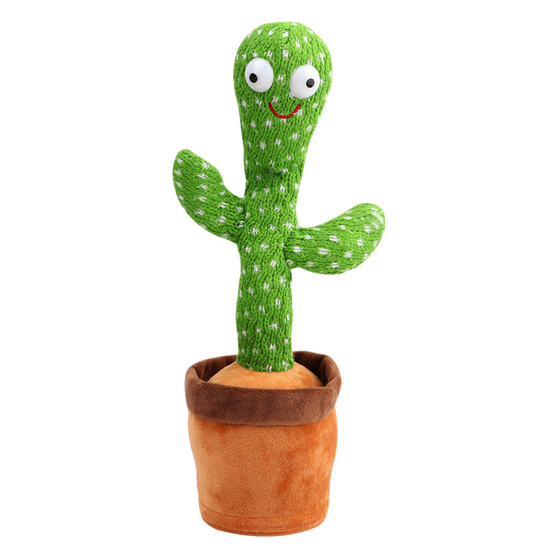 Internet celebridad bailando cactus luminoso Internet celebridad cactus giro cantando baile Regalo de Cumpleaños swing TikTok mismo estilo