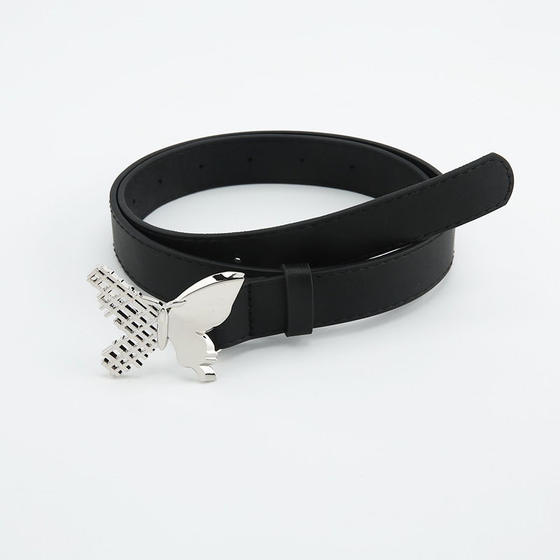 2023 New Hot Selling Jeans Belt Women's Decoration New Versatile Casual Belt Smooth Buckle Simple Fashion Belt_voghion.com