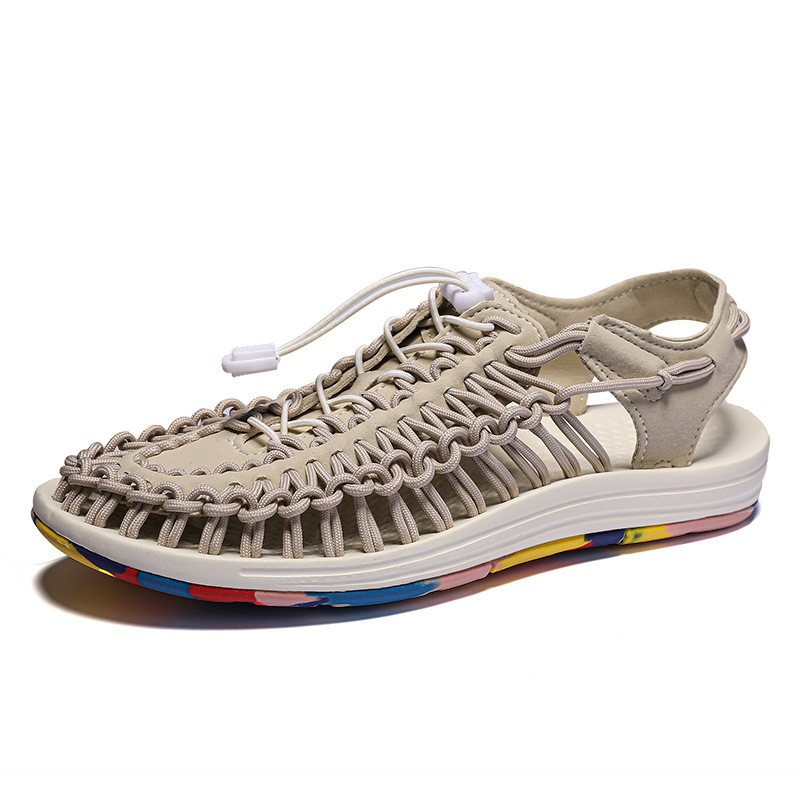 579-1 Women's Woven Sandals, Fashionable Summer Low-Top Slip-On Colorful Beach Shoes, Outdoor Casual Sports Clogs 579-1 Women's Woven Sandals, Fashionable Summer Low-Top Slip-On Colorful Beach Shoes, Outdoor Casual Sports Clogs