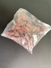 美甲打磨头 砂圈 卸甲美甲打磨机打磨沙圈 砂纸圈抛光打磨 100粒