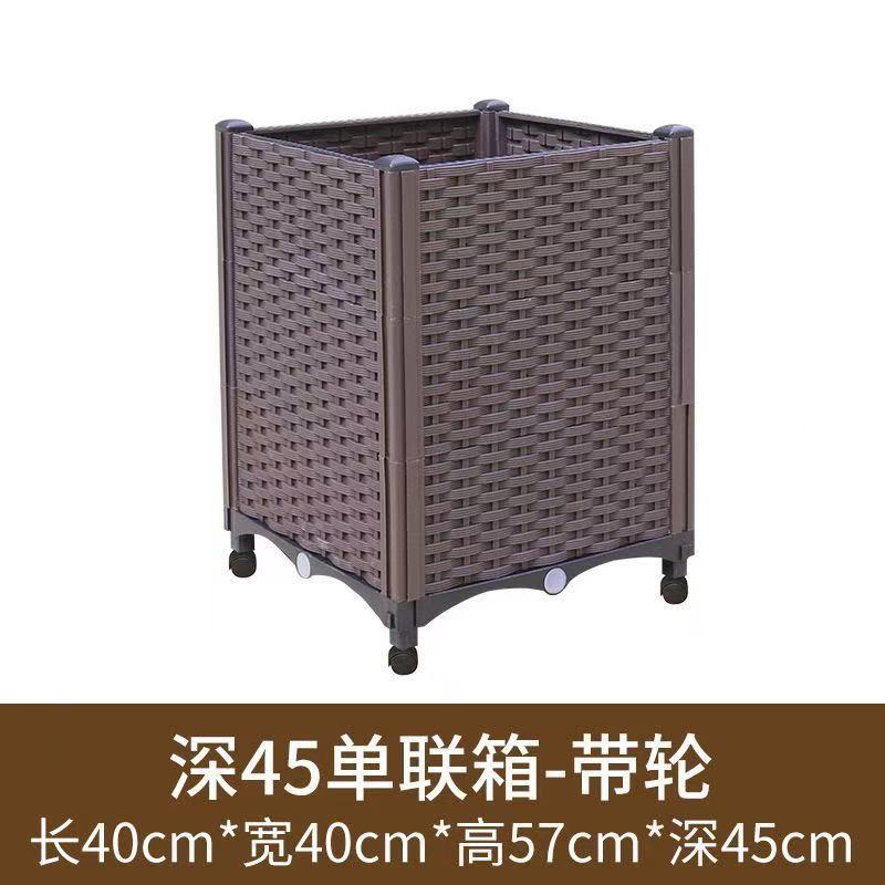 【with wheels】40 extra deep single box 40*40*57