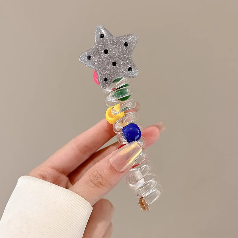 Trenza de burbuja de temperamento de moda, cuerda para el cabello, lazo para el cabello, nuevos accesorios para el cabello de alta gama para mujeres, cola de caballo simple, línea telefónica trenzada, banda de goma