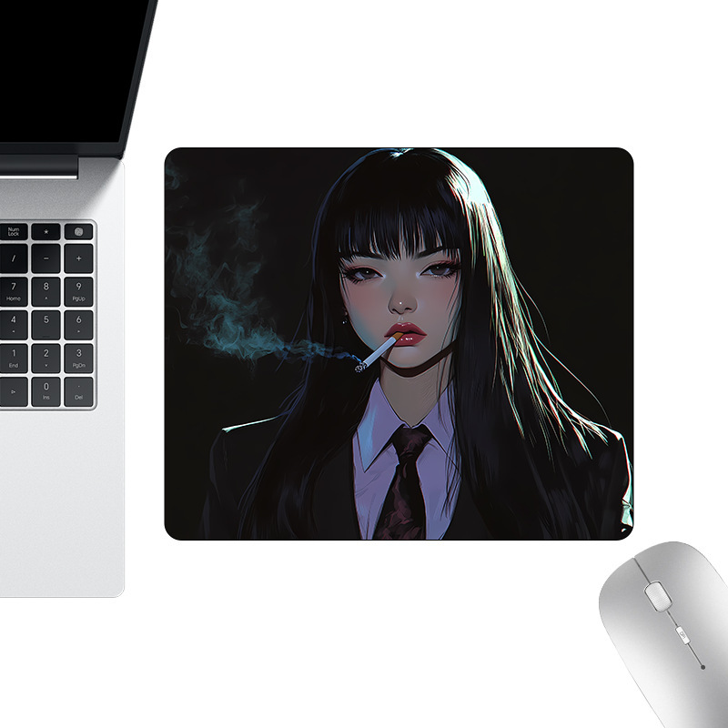 二次元ゲームマウスパッド、厚みのあるエッジロックeスポーツ専用アニメキーボードパッド、大型の汚れ防止と耐摩耗性デスクパッド|undefined