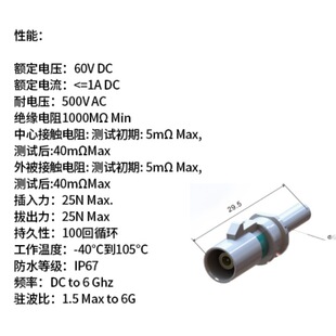 Fakra 180�ȷ�ˮ���˹��� �B���� CRC1001-5709F 2FAI-NHSP-COIEI