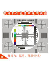 镜头调焦测试卡手机摄像头DV监控摄像机测试图高清CCD调焦