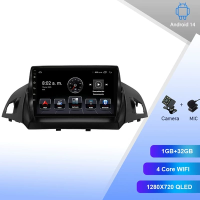 Suitable for 13-17 Ford Escape Android Large Screen Central Control Navigation Stereo Gps Reversing Image (DVD Navigation) - quad-core-1g32gb-wifi