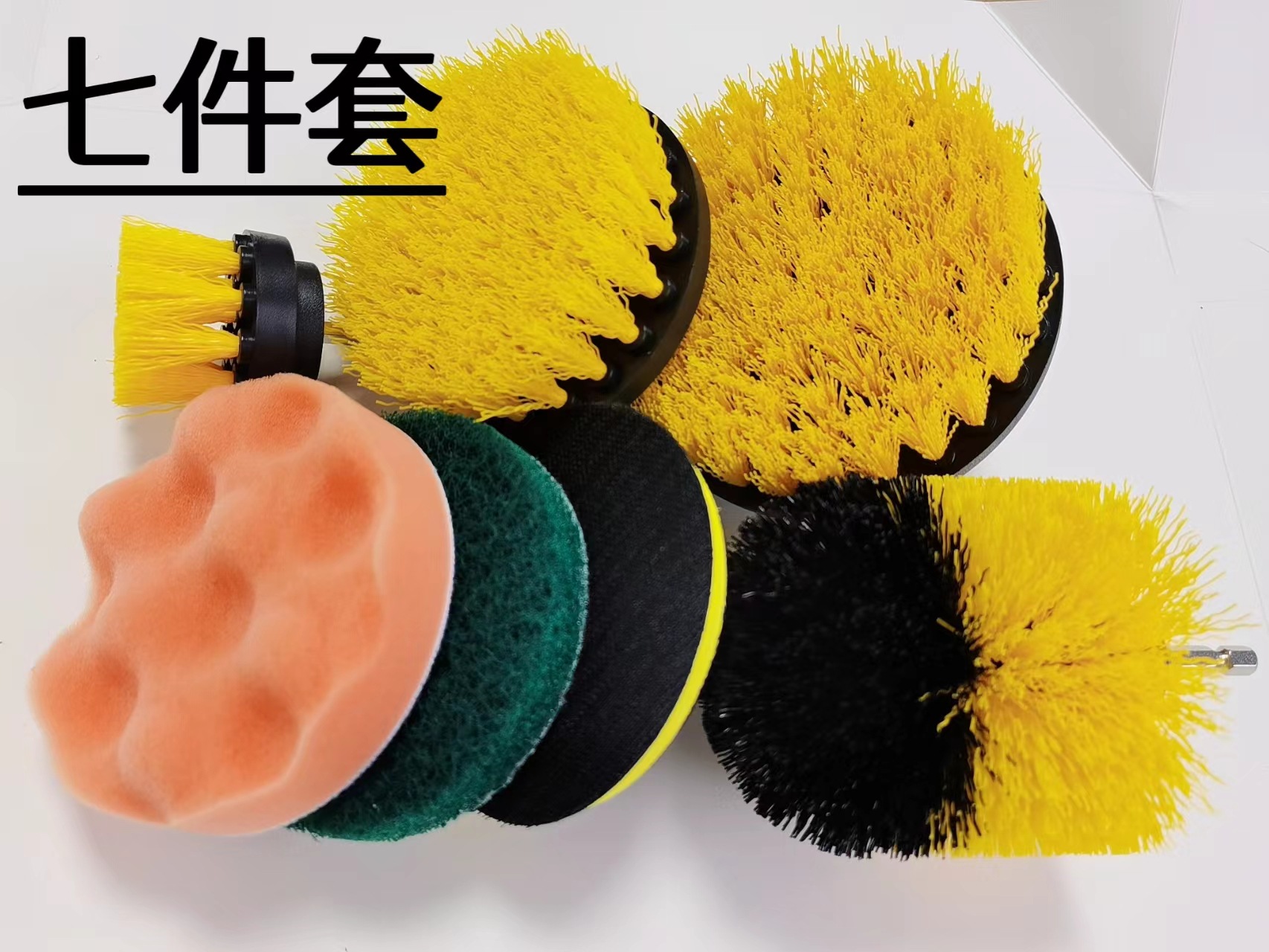 Amazon taladro eléctrico traje sofá piso muebles de limpieza eléctrica disco cepillo de eliminación de polvo pulido cepillo de cabeza traje