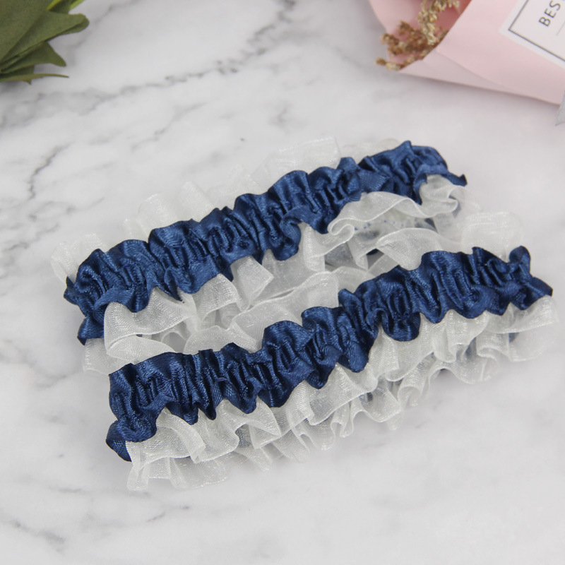 거즈 벨트 화이트 베이스 + 사파이어 블루