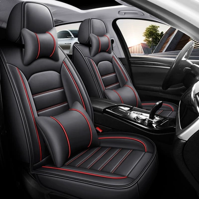 Car Seat Cushion, Universal for All Seasons, Breathable Seat Cover, Full Leather Breathable Leather Seat Cover, Summer Special
