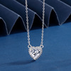 爱心项链（白钻）
