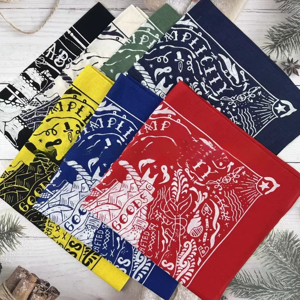 8 Color Cotton Paisley Printed Square Scarf European and American Hip Hop Riding Scarf Outdoor Sports Scarf Street Dance Spot