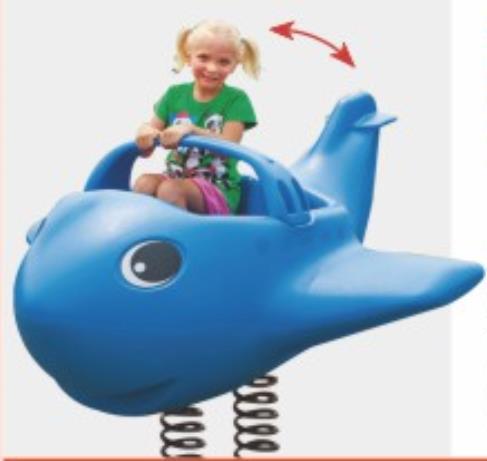 Caballo de Troya al aire libre caballo mecedora para niños individuales y dobles primavera de dibujos animados sacudiendo Yaole instalaciones de entretenimiento Balancín comunitario multifuncional