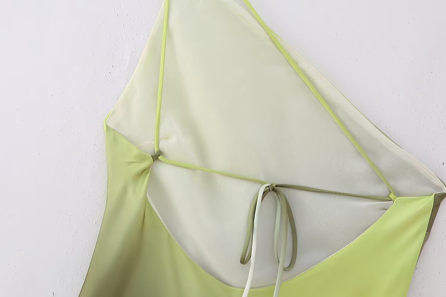 Women's Gender Wholesale Women's Elegant Streetwear Contrast Binding Color Block Holiday Oblique Collar Sleeveless One Shoulder Dress