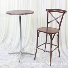 鸡尾酒桌酒吧洽谈桌升降高吧台固定高吧脚桌椅酒吧台多功能