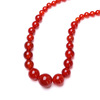 Jewelry, fashionable onyx necklace for mother, rosary with round beads, Birthday gift, wholesale