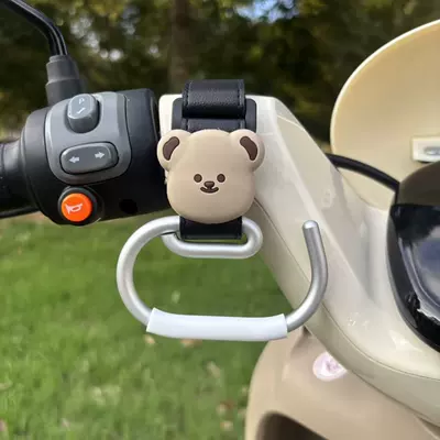 stroller load-bearing hook artifact Other Electric Vehicle Accessories - black-little-brown-bearextended-length-35cm