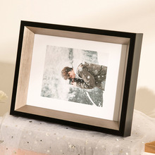 精致照片摆件简约ins相框摆台6寸7寸8海报框相框架树脂外框批发