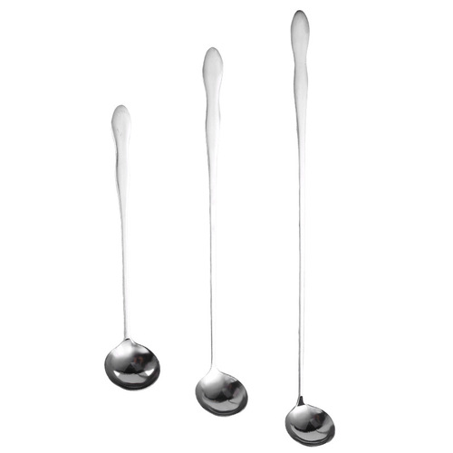 Stainless steel coffee honey stirring gourd handle spoon extended cocktail seasoning spoon creative dessert ice spoon