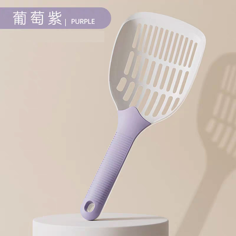 Pala de arena de gato hueca a juego de colores en stock Pipitao Pala de gato de plástico grande Pala de gato Pala de arena de gato simple Pala de mierda