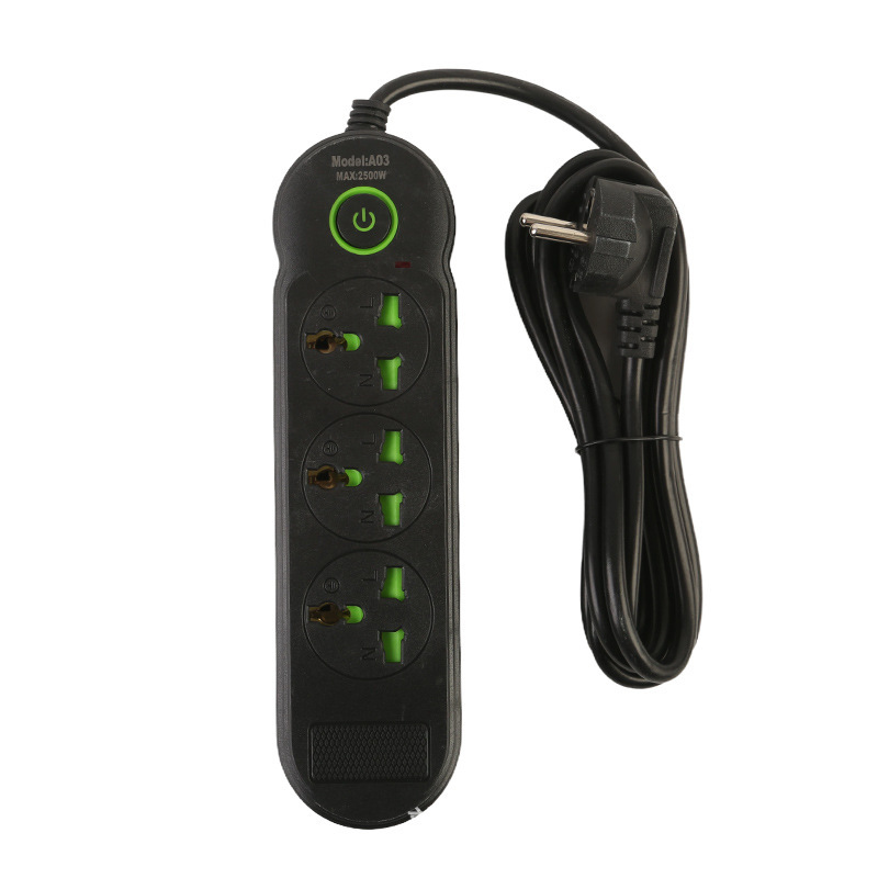 3 enchufe estándar británico estándar europeo estándar americano negro blanco cinturón verde puerta de seguridad infantil control de interruptor general