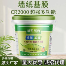雄发墙纸基膜面剂防水防潮防霉抗碱墙面房顶加固剂地固界面剂渗透