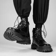 WZXSK马丁靴男款2023年新款夏季透气薄款运动工装靴男士时尚休闲