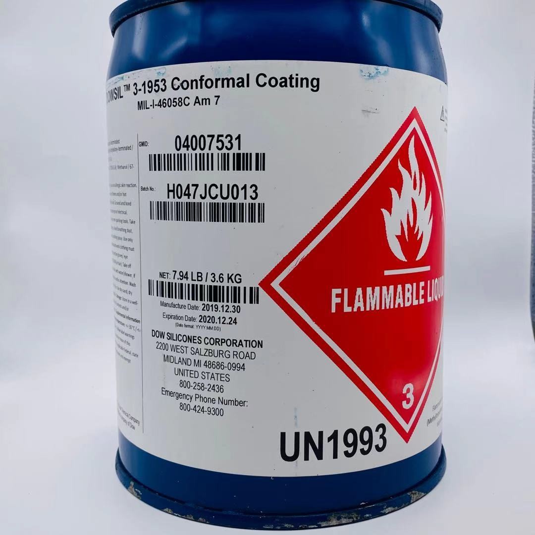 道康宁DC3-1953道康宁3-1953防潮,防水覆形涂布披覆胶18.1/KG