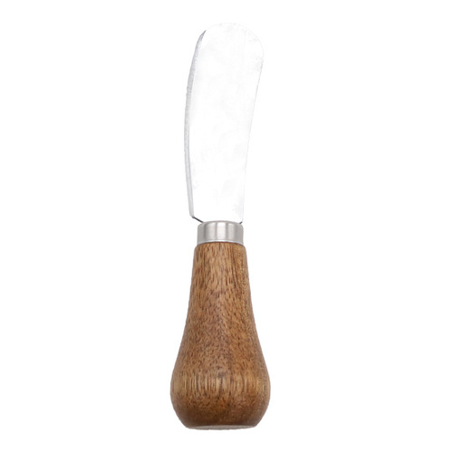Vertical acacia wooden handle butter jam butter knife spoon spread cheese spread bread cheese cream cutlery