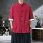 夏季薄款短袖宽松衬衫