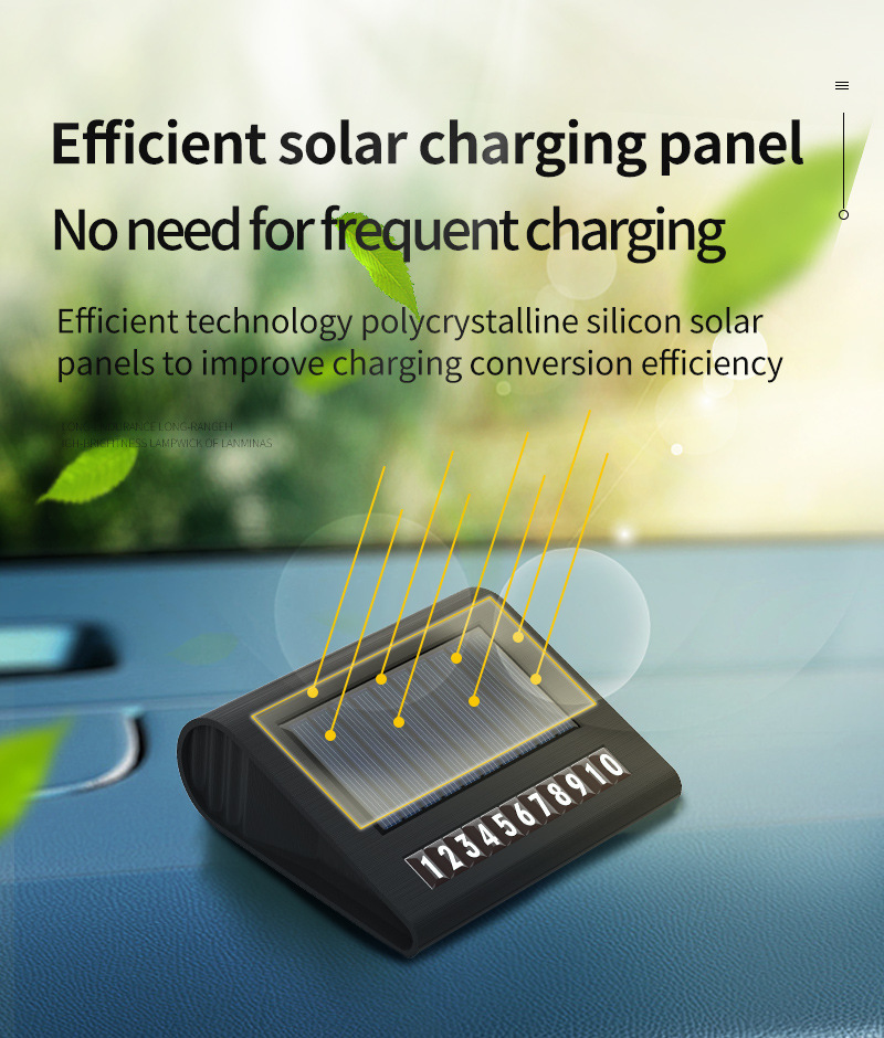 Solar Car Air Purifier, Automatic Running, Parking Start, Solar Charging, Ultra-long Battery Life, No Consumables