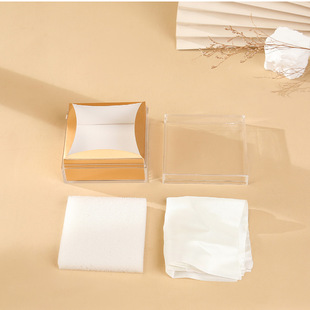 Small square transparent acrylic inner box