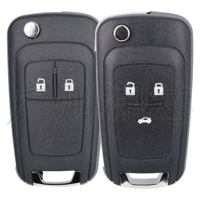 Suitable for Opel Vauxhall 2/3 Button Hu100 Uncut Folding Car Remote Key Replacement Shell