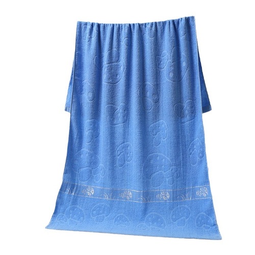 Plain Mushroom Jacquard Cotton Bath Towel Soft and Water-Absorbent Shop Super Gift Running Jianghu Street Stall Towel Wholesale